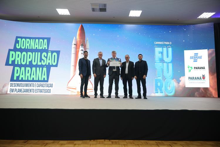 Sefa recebe certificação pela participação na Jornada Propulsão Paraná